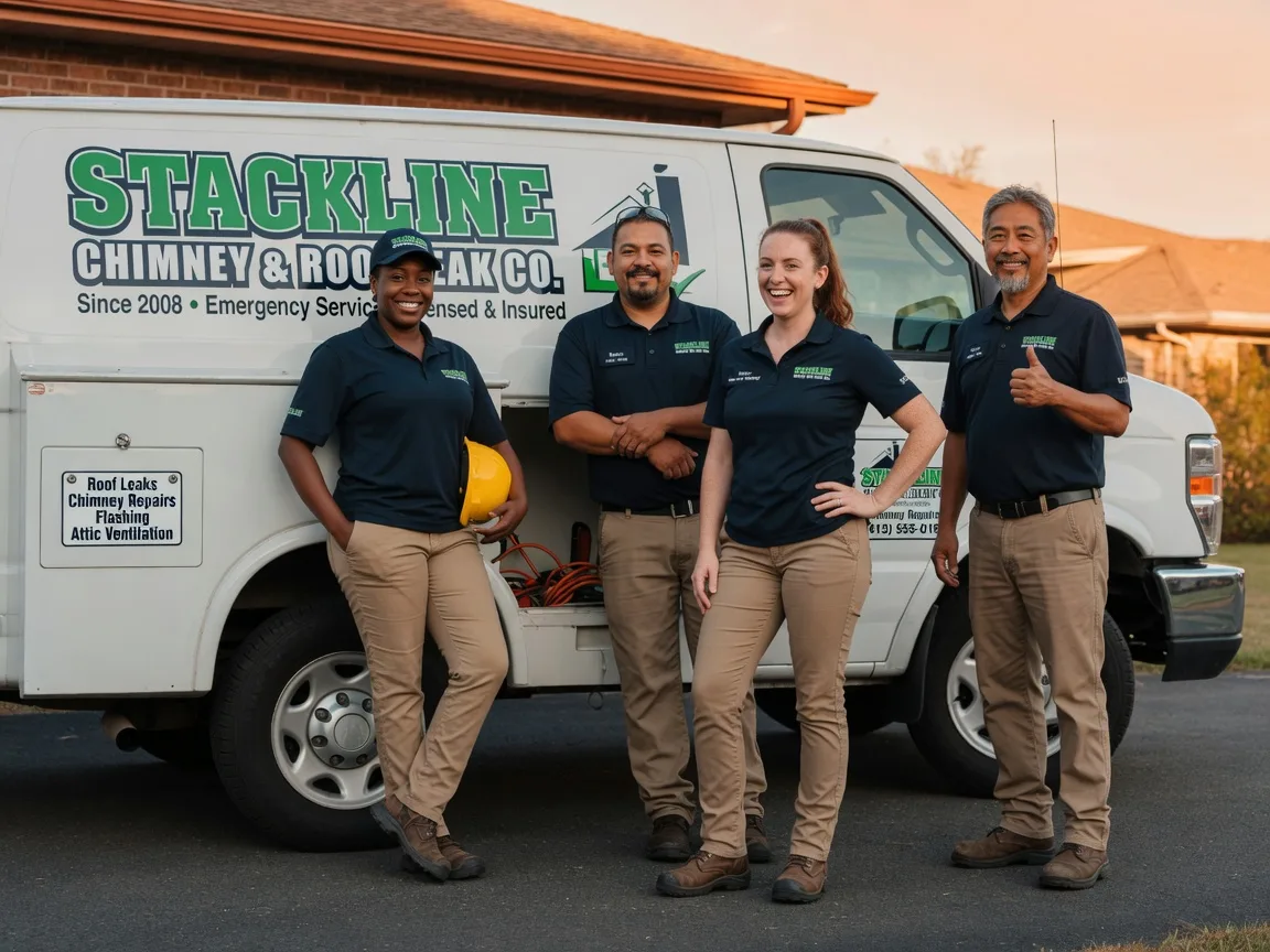 Chimney flashing repair company in Saint James, LA